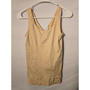 Yummy Nude Bodyshaper Tank Top‎ Cami Camisole Womens Size Medium Large Support